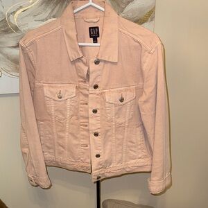 GAP Women's Light Pink Jean Jacket